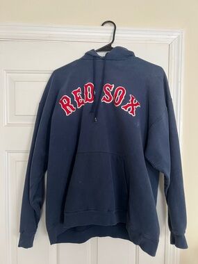 Boston Navy Pullover Hoodie - Men's Sweatshirt